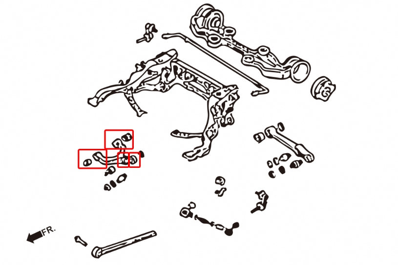 Rear Upper Arm Bushing Mazda RX-7