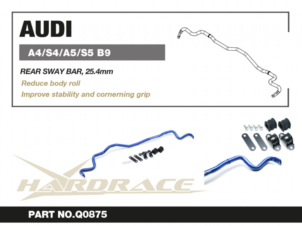 Rear Sway Bar Audi A4, A5, S4/RS4, S5/RS5