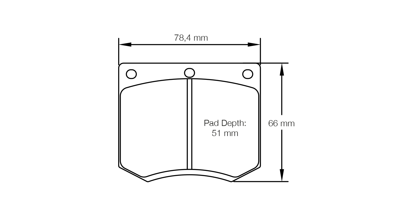 Pagid Racing RSH 29E Brake Pads - Front | S4905H29E01 - Pagid Racing brake pads