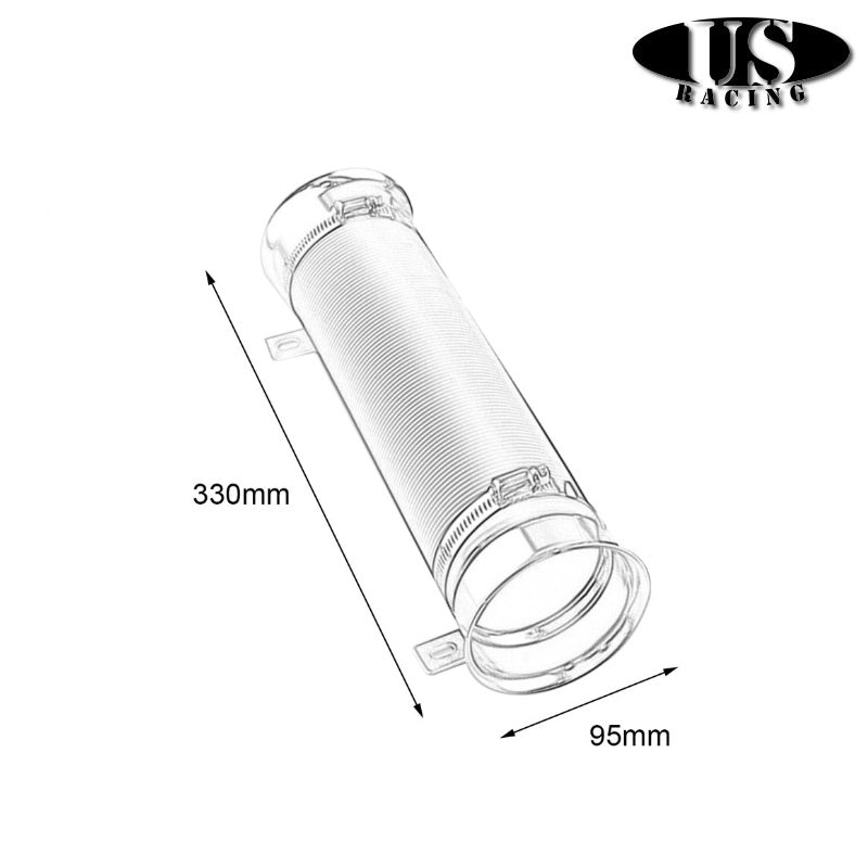 Air Intake Hose Black (Universal)