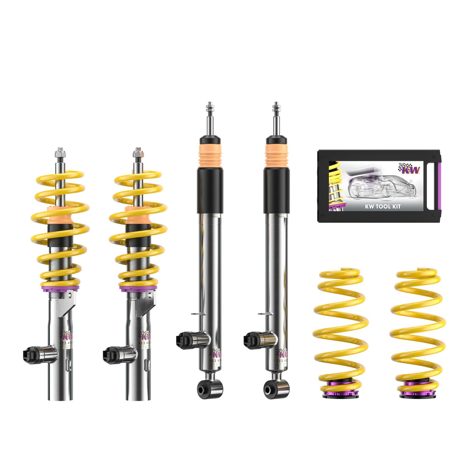 KW DDC plug and play coilovers Seat Leon ST Cupra 4Drive MQB AWD suspension upgrade Torque Lab