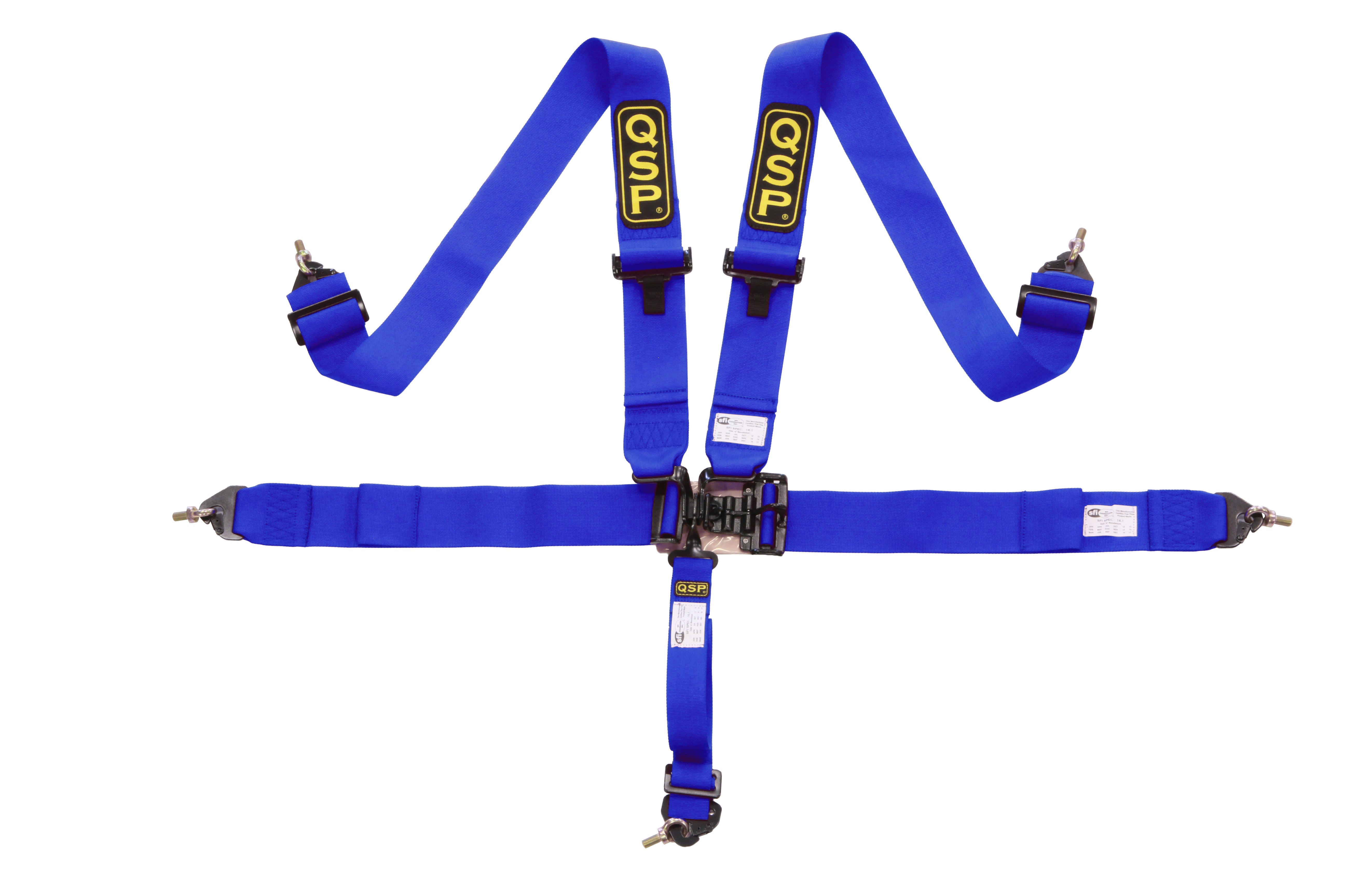 5-point safety harness Nascar style (blue)