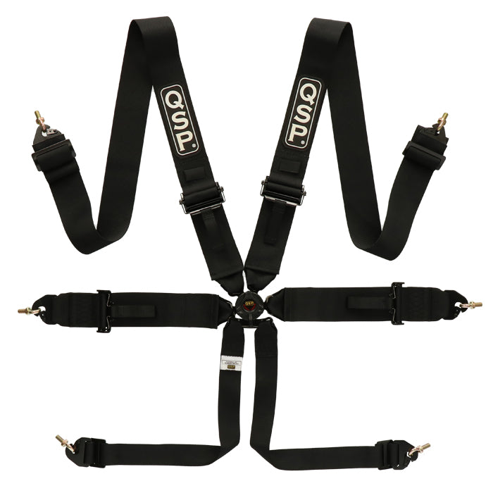 6-point safety harness Pro Plus FIA - Black