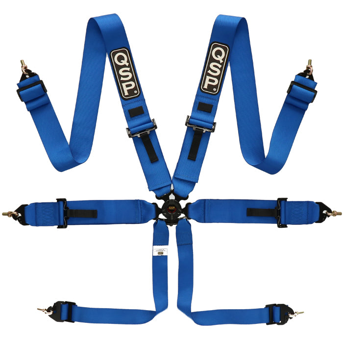 6-point safety harness Pro Plus FIA - Blue