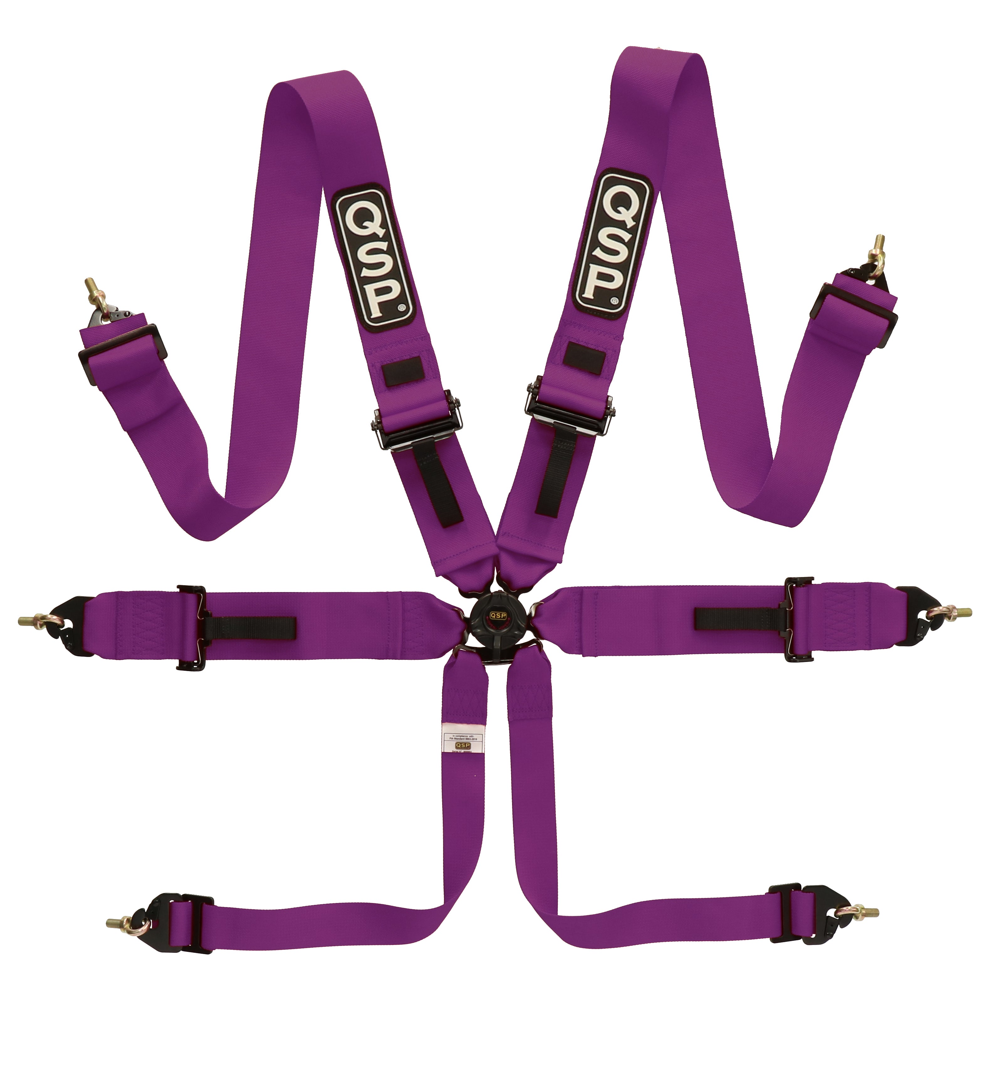 6-point safety harness Pro Plus FIA - Purple