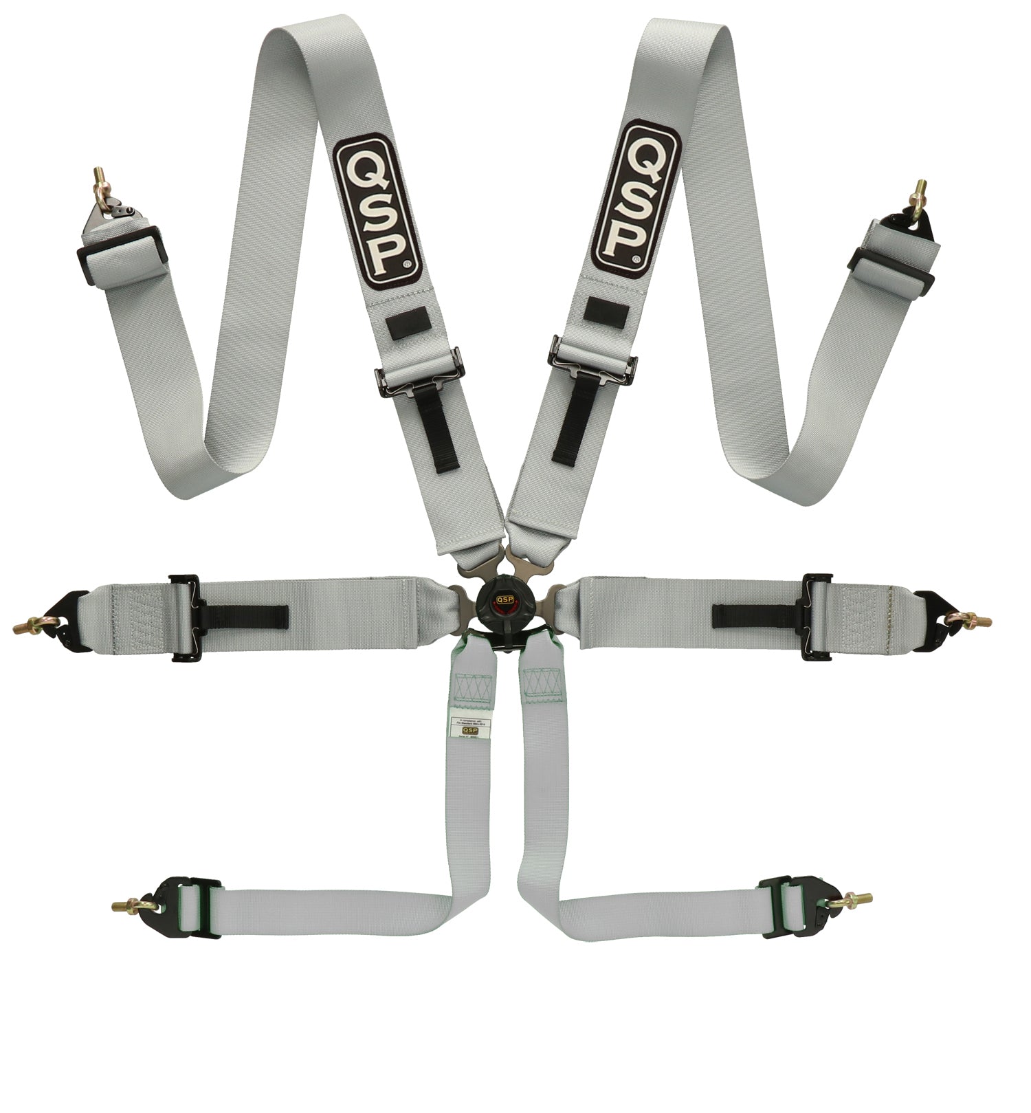 6-point safety harness Pro Plus FIA - Grey