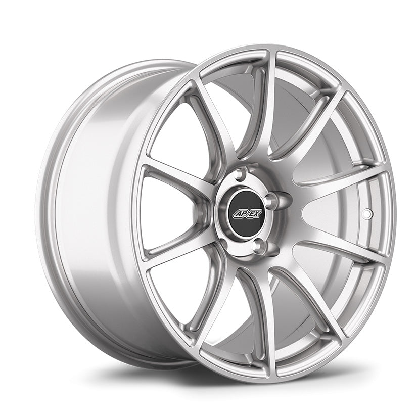 Apex Alloy Wheel SM-10 19" x 9.5" ET33 Race Silver 72.56mm 5x120mm