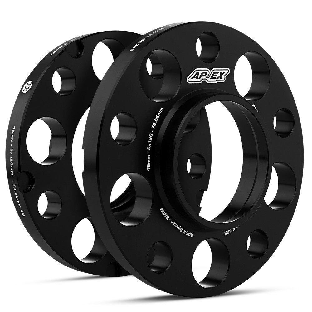 APEX 15MM BMW BLACK SPACER KIT