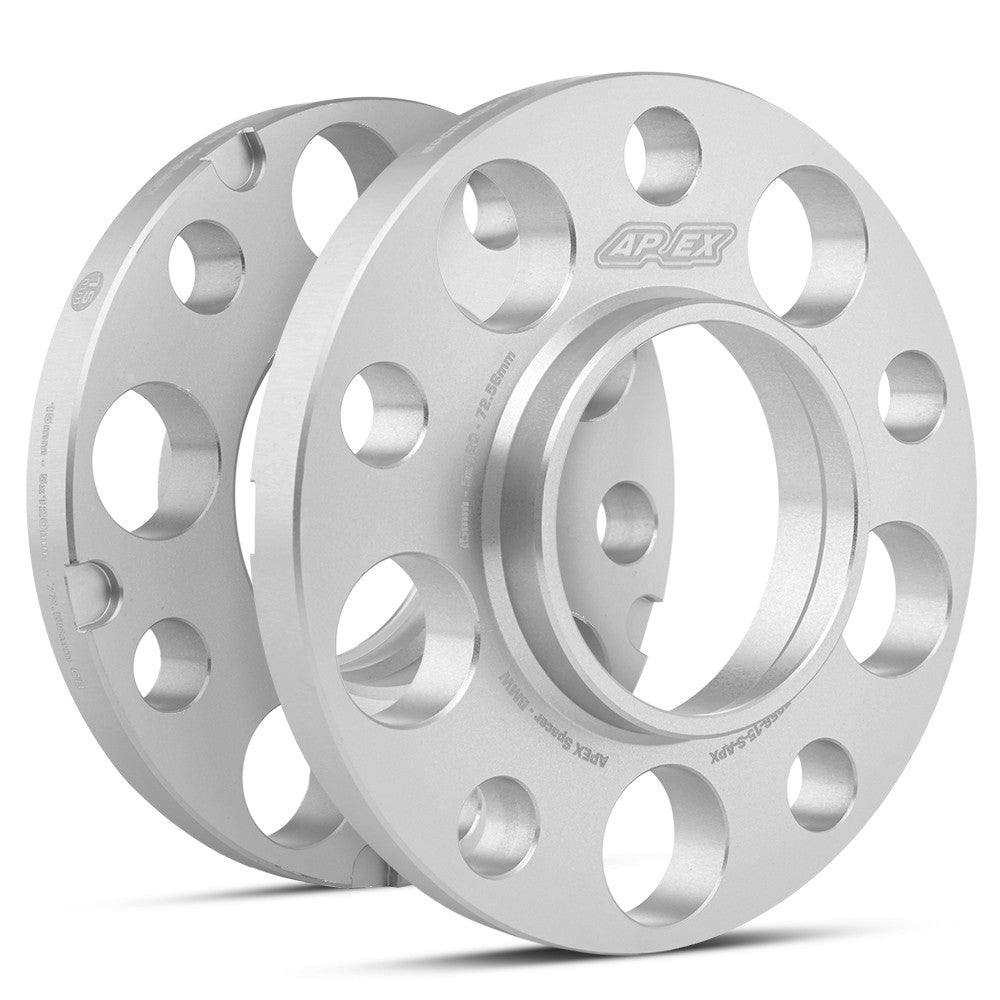 APEX 15MM BMW SILVER SPACER KIT