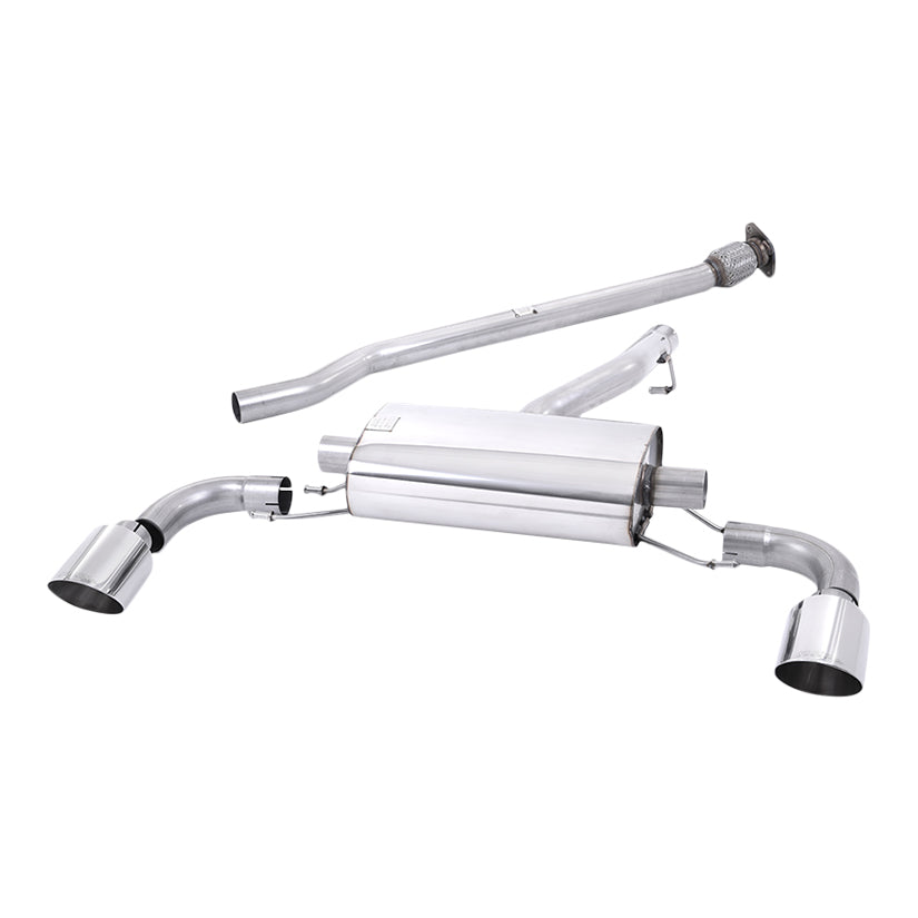 Milltek Toyota GT86 2.0 litre 2012-2021 Secondary Cat-back Exhaust  - Non-Resonated