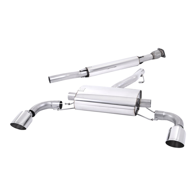 Milltek Toyota GT86 2.0 litre 2012-2021 Secondary Cat-back Exhaust  - Resonated