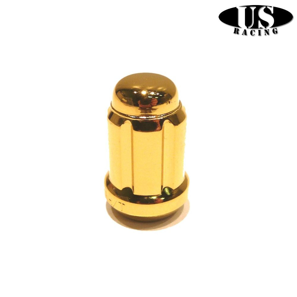 US-Racing OEM Tuner Nut Round Conical Type M12x1.50 Gold (Universal)