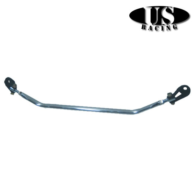 US-Racing Strutbrace Front Lower N-Style Polished (Civic 87-01/CRX/Del Sol/Integra)