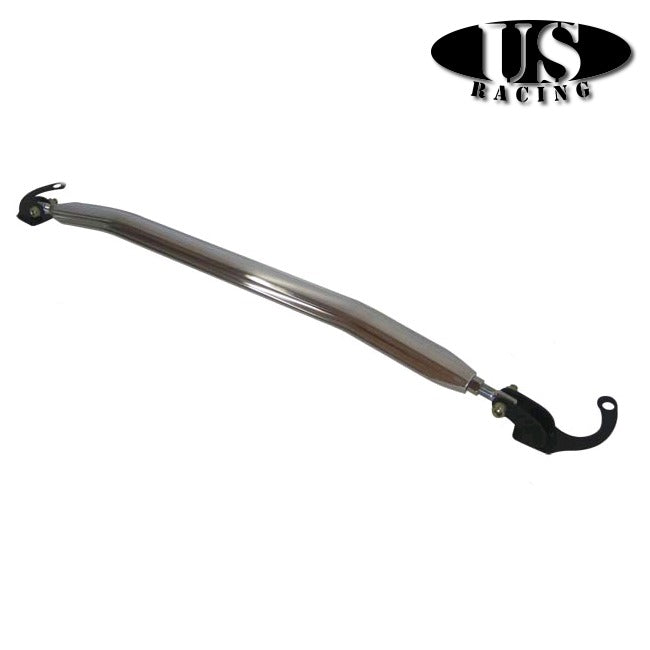 US-Racing Strutbrace Front Upper N-Style Polished (Civic 87-01/CRX/Del Sol/Integra)