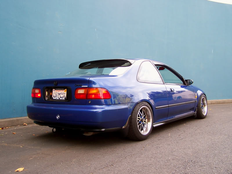 Roof Window Visor Rear (Civic 92-96 2dr)