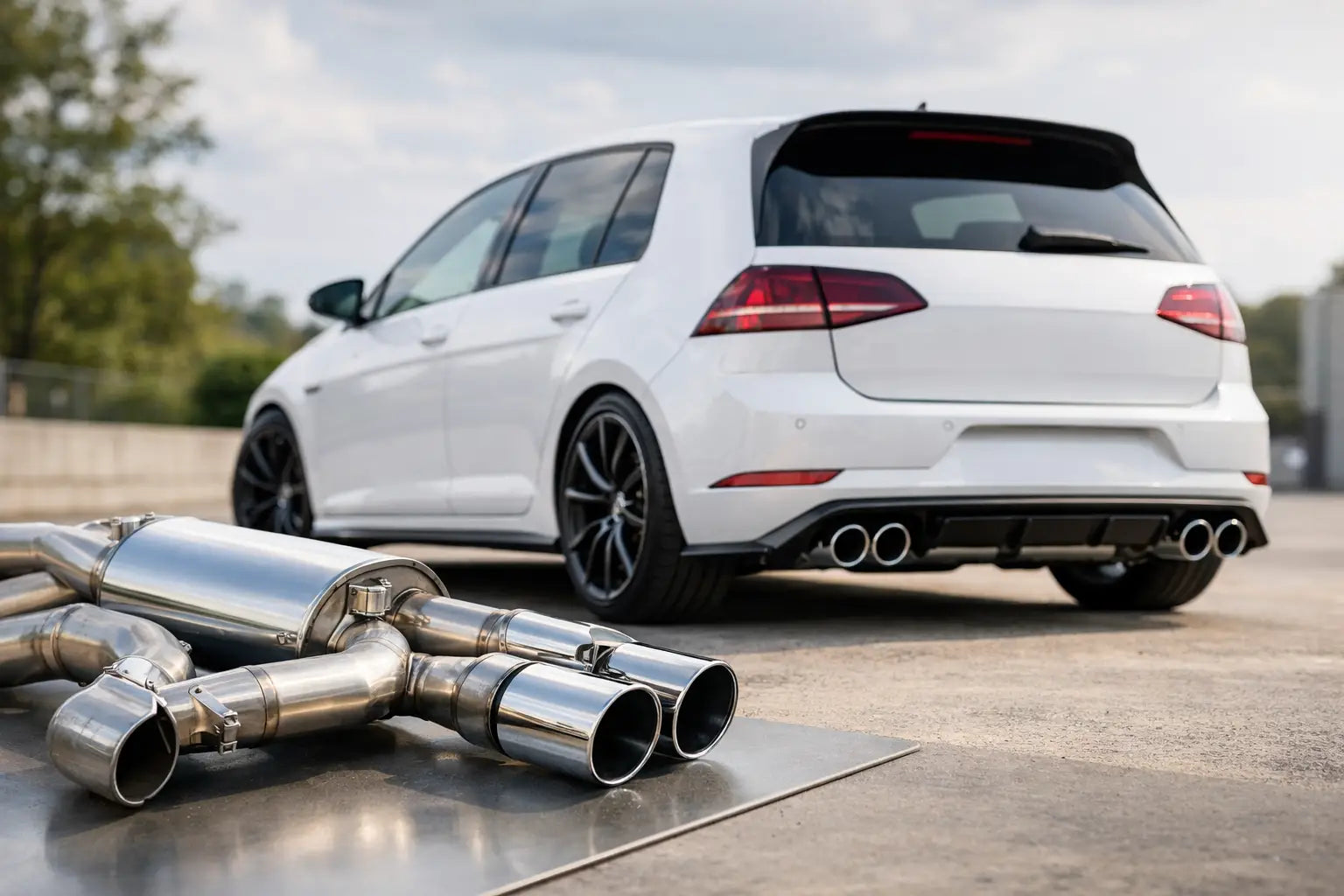 GOLF7R APRフルエキゾースト - Volkswagen Golf 7.5 R APR Stage 2 