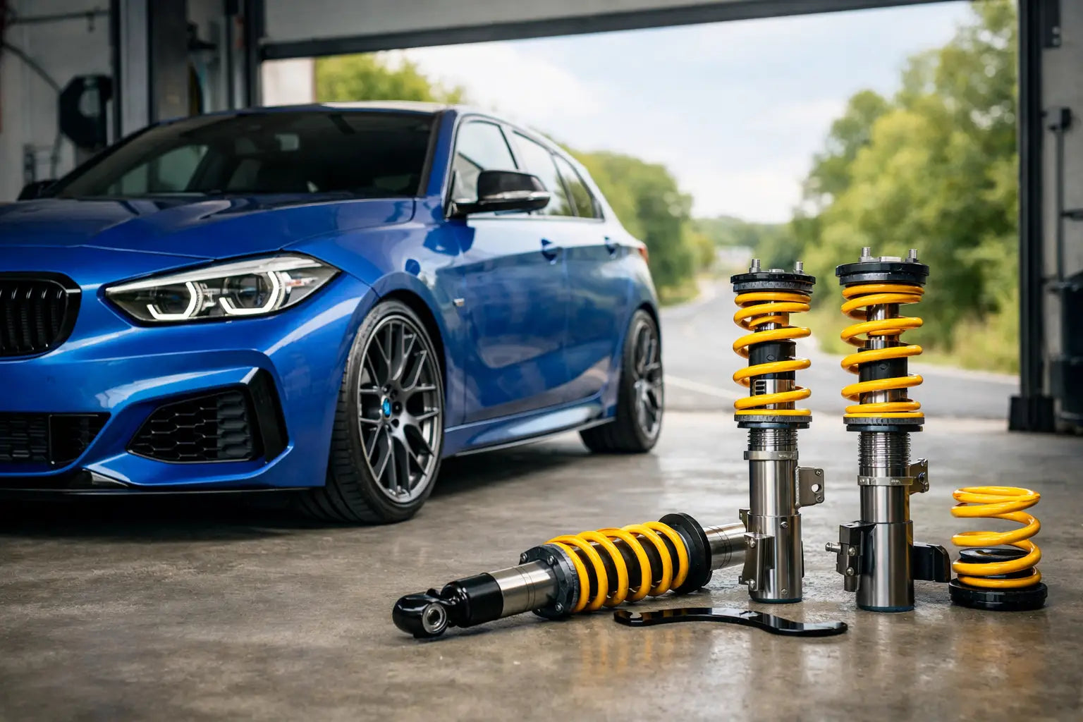 BMW M135i Coilover Setup Example for Fast Roads