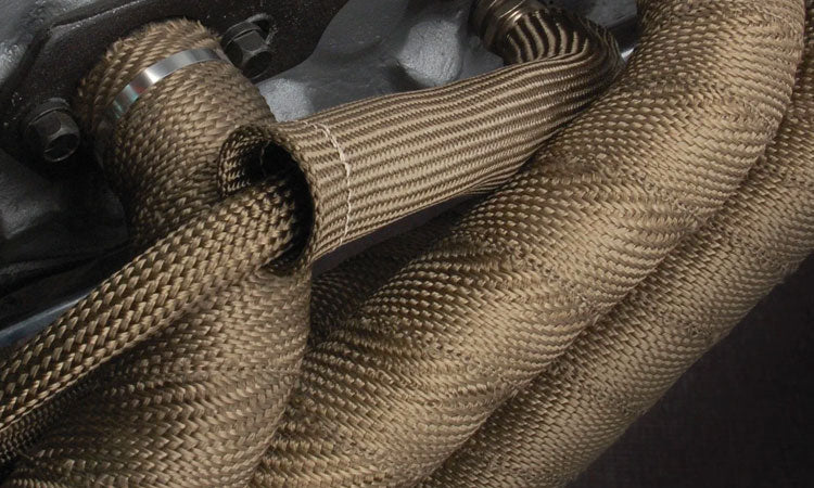 Exhaust heat wraps and stainless locking ties for thermal protection – Torque Lab