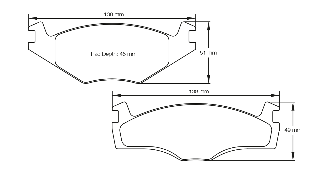 Pagid Racing RSL 29 Brake Pads - Front | E401129010 - Pagid Racing brake pads