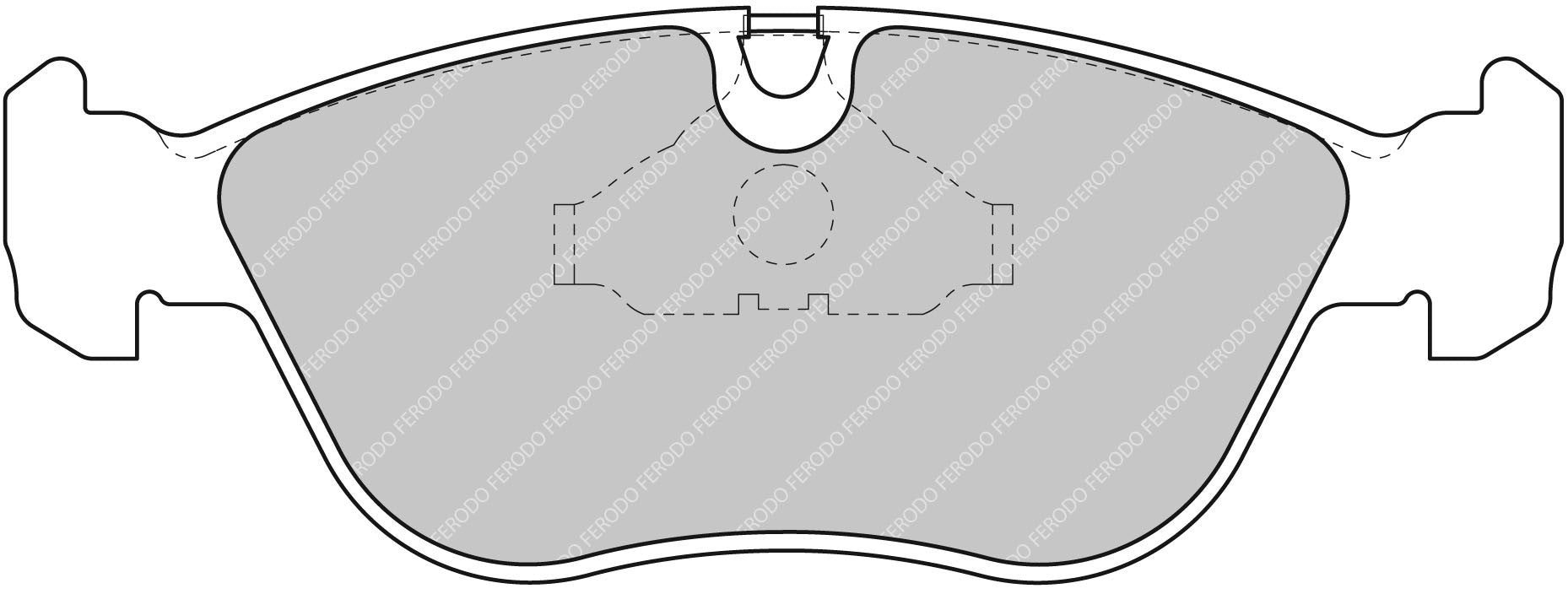 Ferodo Semi-Metallic Brake Pads | FER-FDS1285