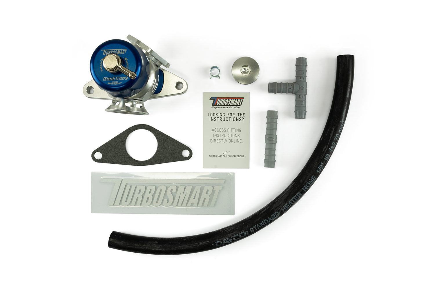 BOV Dual Port Subaru-Blue