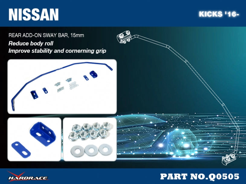 Rear Add-on Sway Bar Nissan Kicks