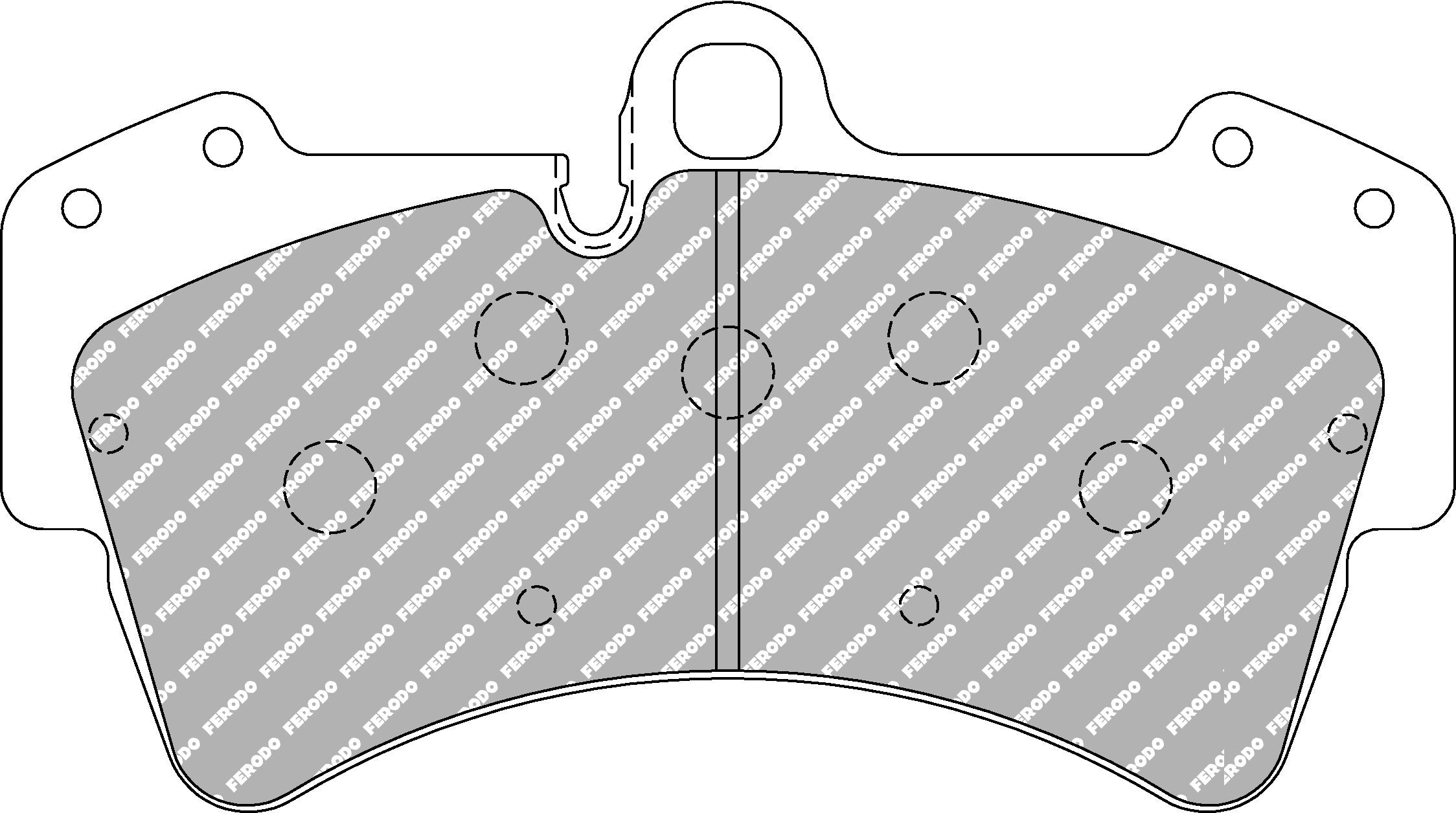 Ferodo Semi-Metallic Brake Pads | FER-FCP1626H