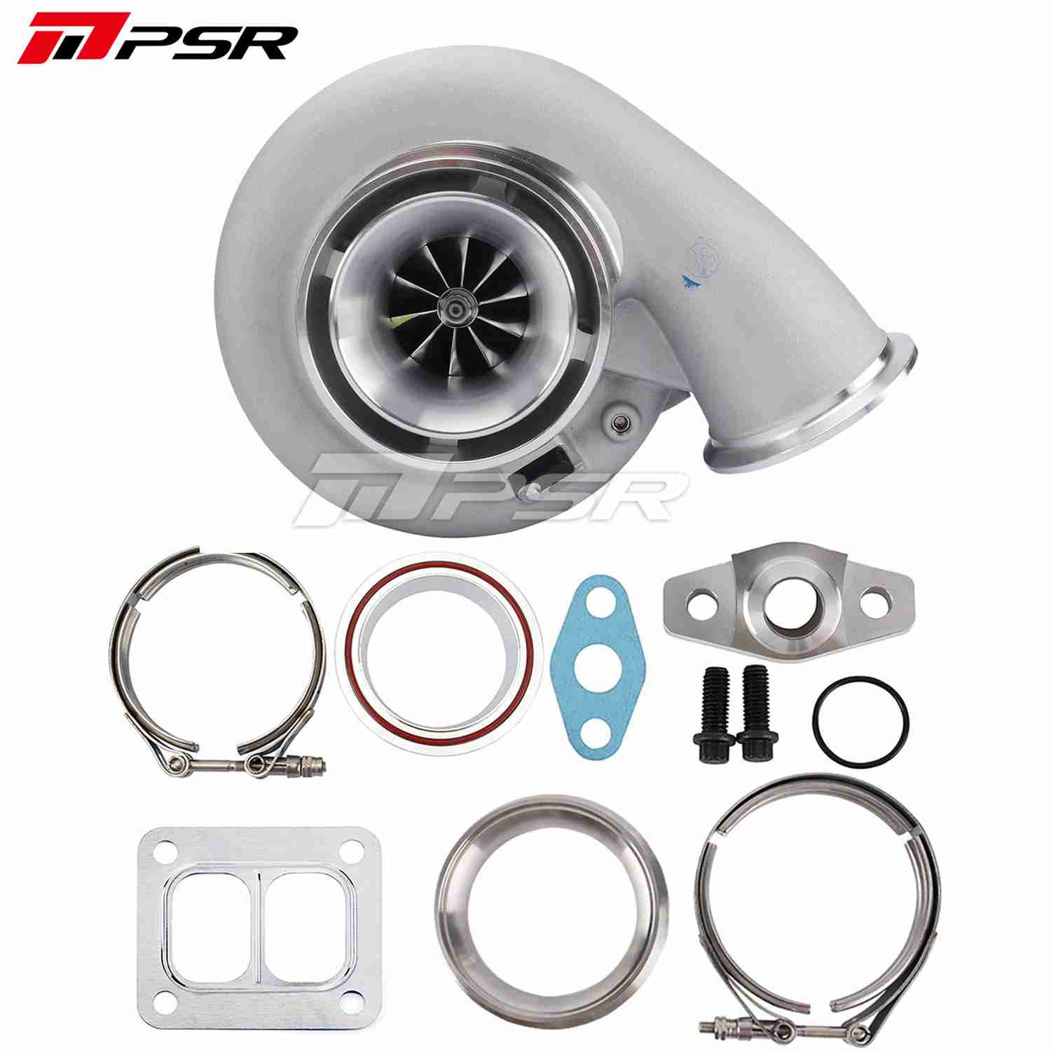 Pulsar Turbo PSR Class Legal 6275G Dual Ball Bearing Turbocharger - T4(divided) inlet, Vband Outlet, 1.28A/R by Pulsar Turbo available at Torque Lab
