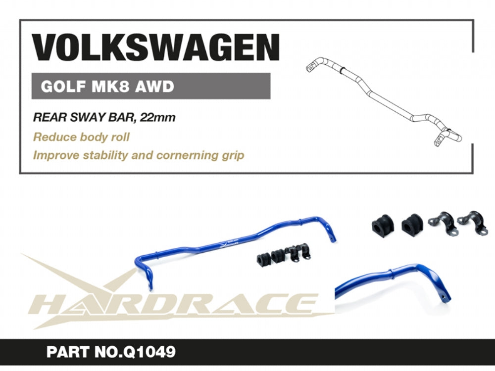 Rear Sway Bar Volkswagen Golf r
