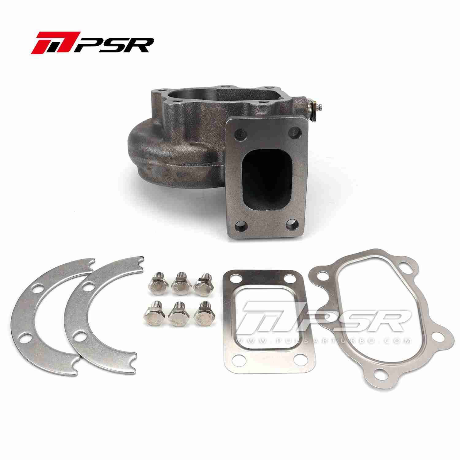 Pulsar Turbo PSR PTX28 Gen1 Gen2 Turbine Housings for PSR2860 PSR2867 PSR2871 Turbos - 0.86A/R IWG, T25 Inlet, 5 Bolt Outlet by Pulsar Turbo available at Torque Lab
