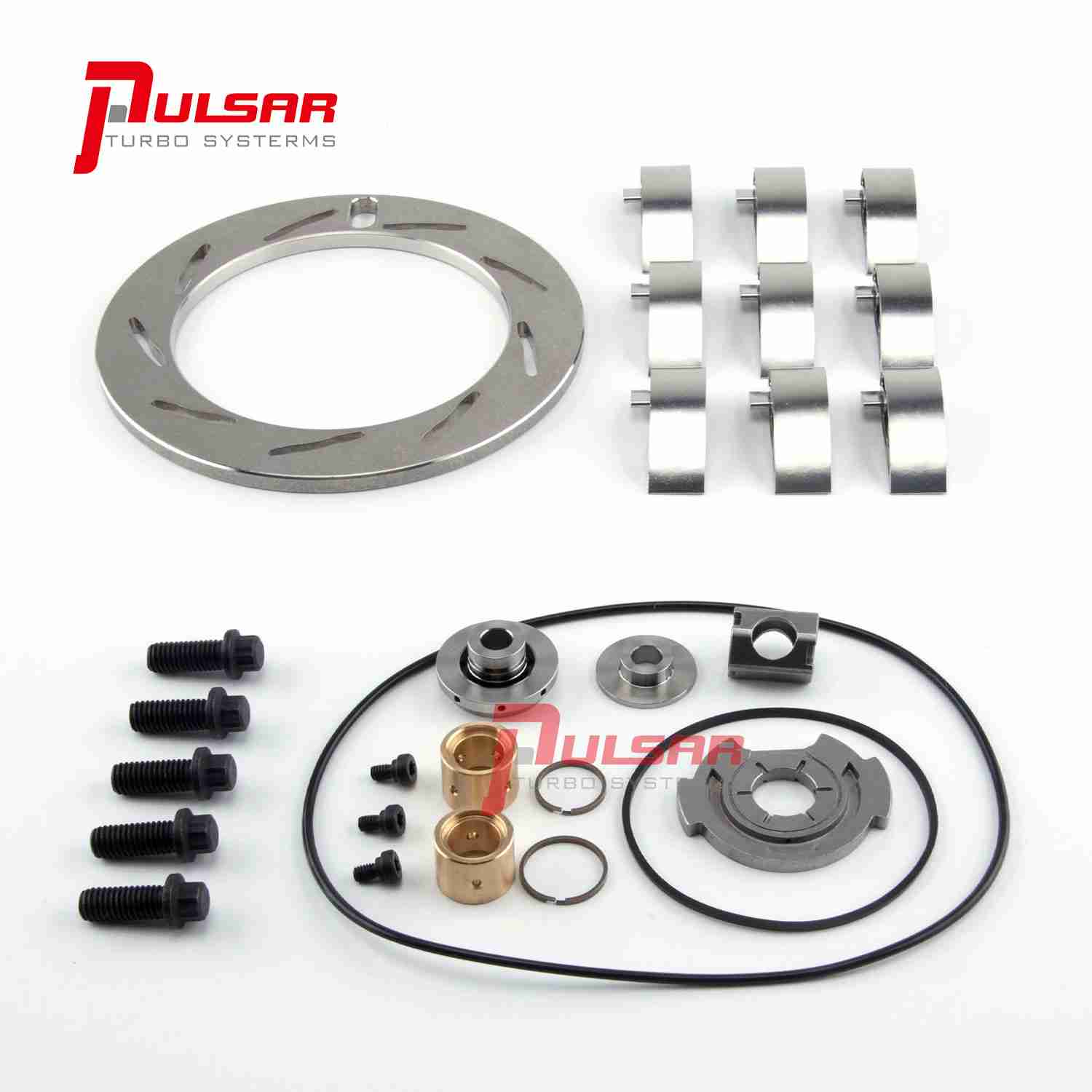 Pulsar Turbo 04-07 Ford Powerstroke 6.0L Turbo Nozzle/Unison Ring 13.2mm 9 Vanes Kit by Pulsar Turbo available at Torque Lab
