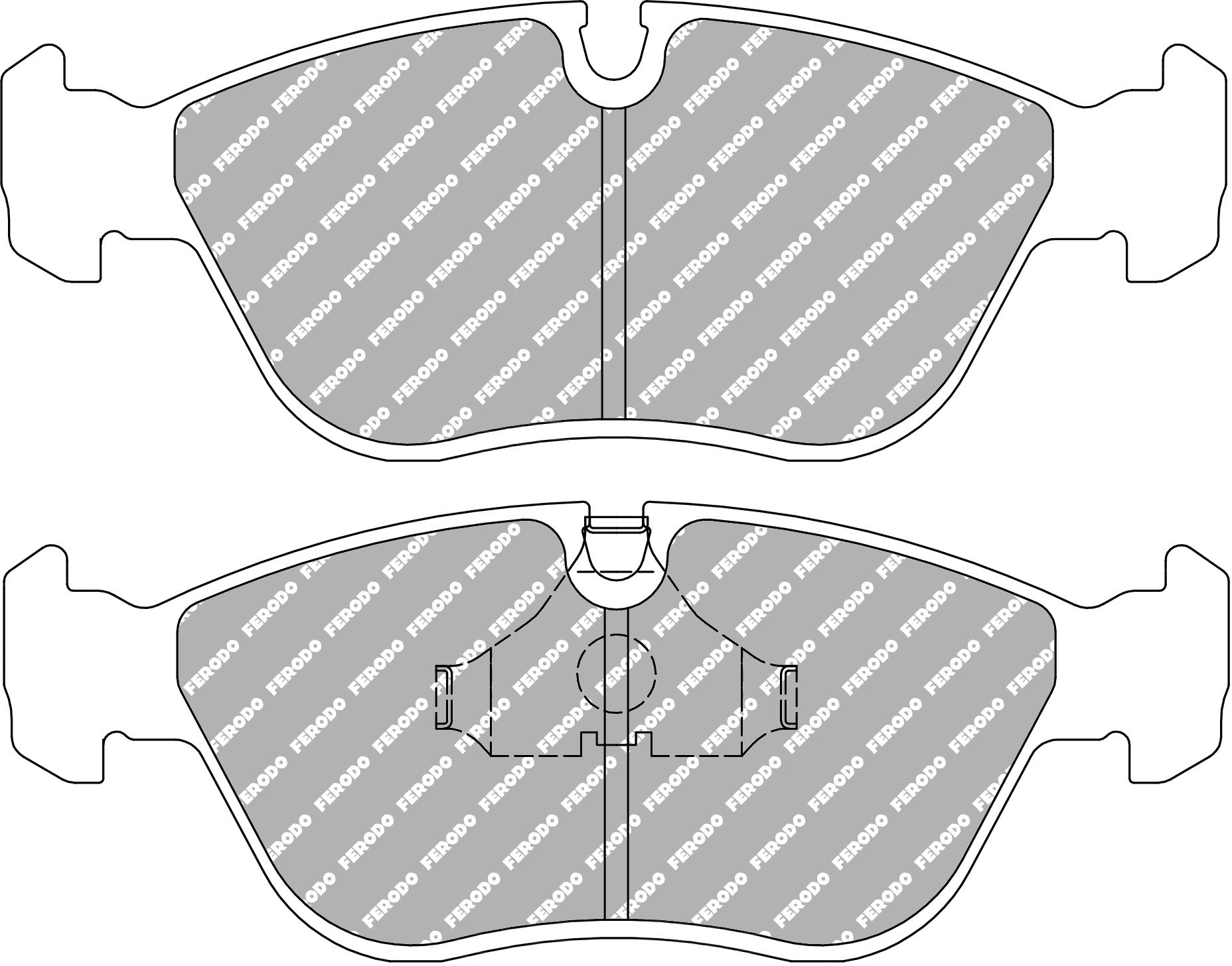 Ferodo Semi-Metallic Brake Pads | FER-FCP1285R