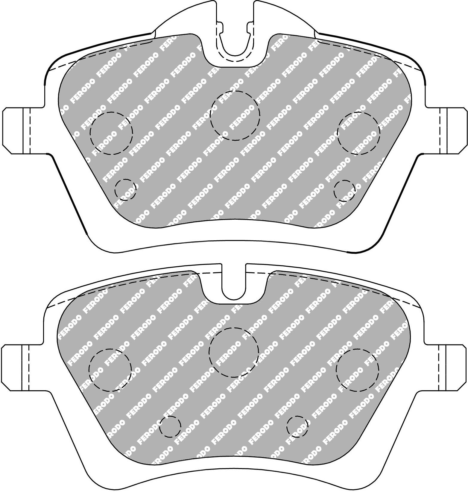 Ferodo Semi-Metallic Brake Pads | FER-FCP4080G