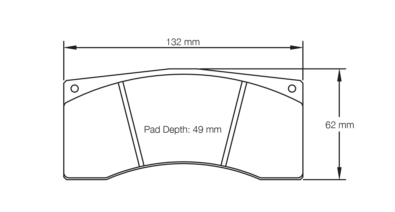 Pagid Racing RST 1 Brake Pads - Front | S1595T01001 - Pagid Racing brake pads