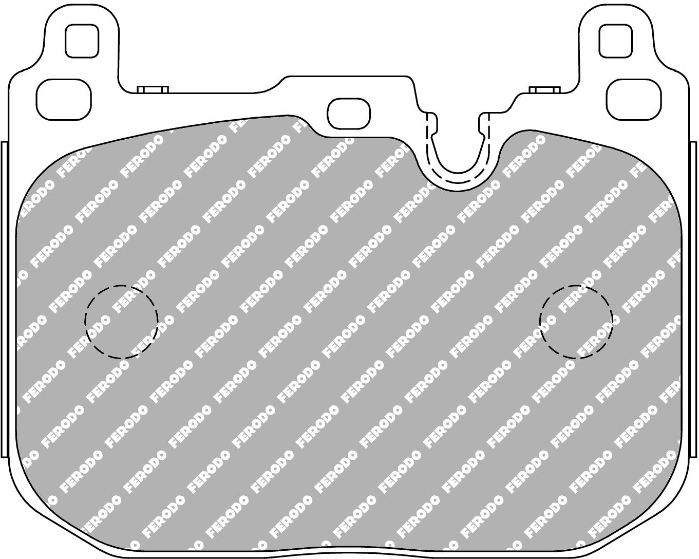 Ferodo Semi-Metallic Brake Pads | FER-FCP4611H