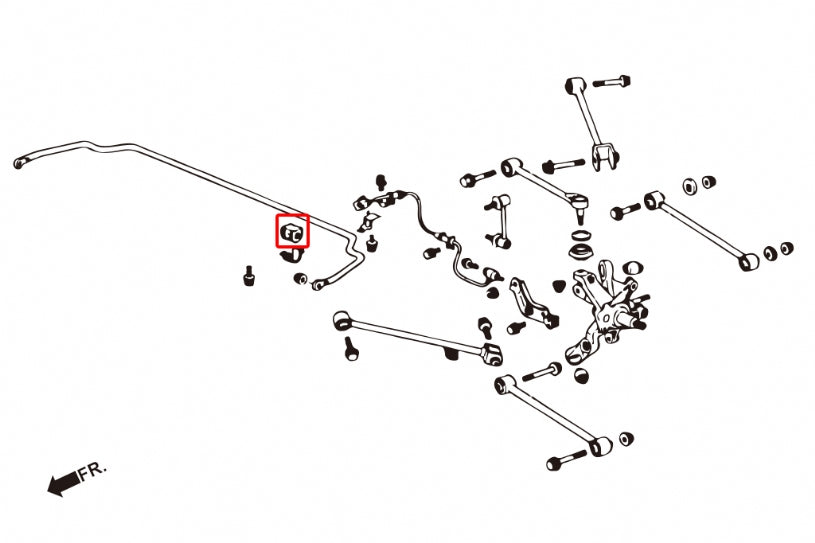 Rear Stabilizer Bushing Honda Accord