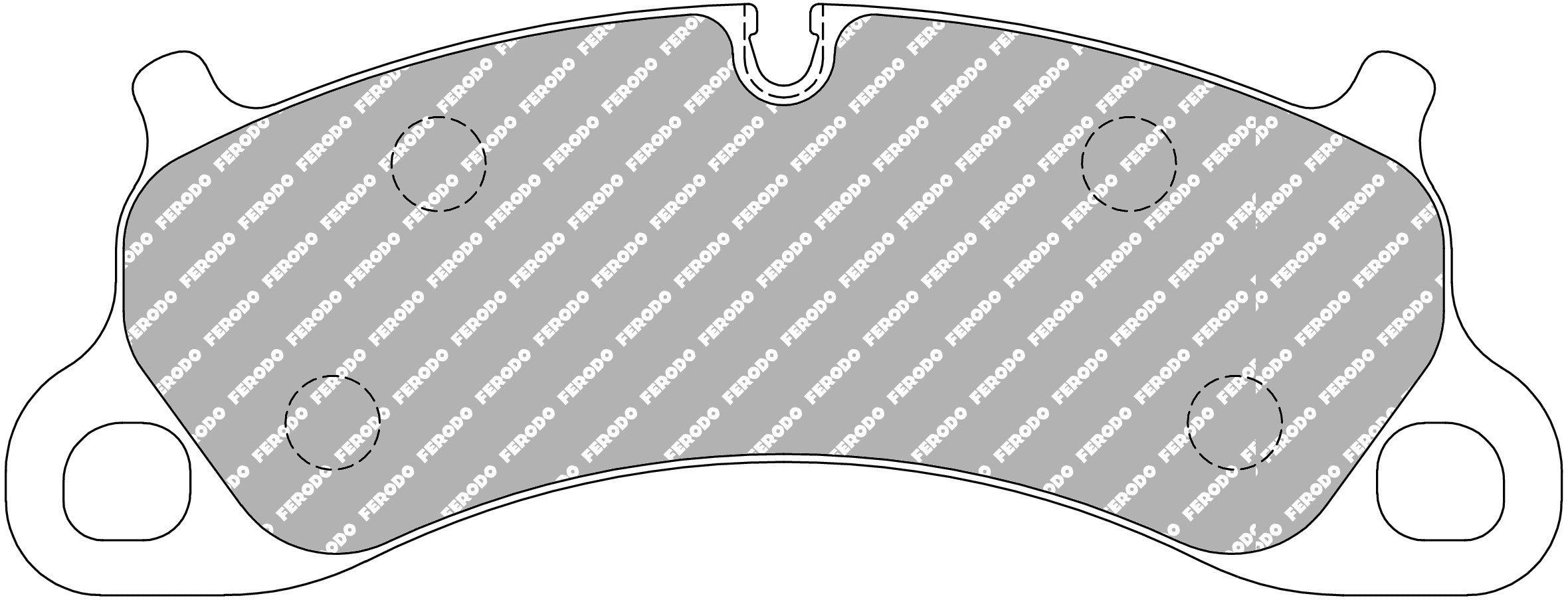 Ferodo Semi-Metallic Brake Pads | FER-FCP4955H
