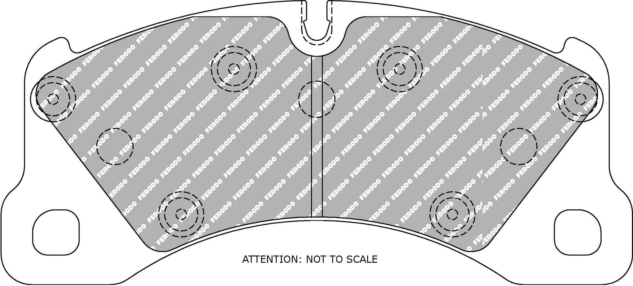 Ferodo Semi-Metallic Brake Pads | FER-FCP4064H