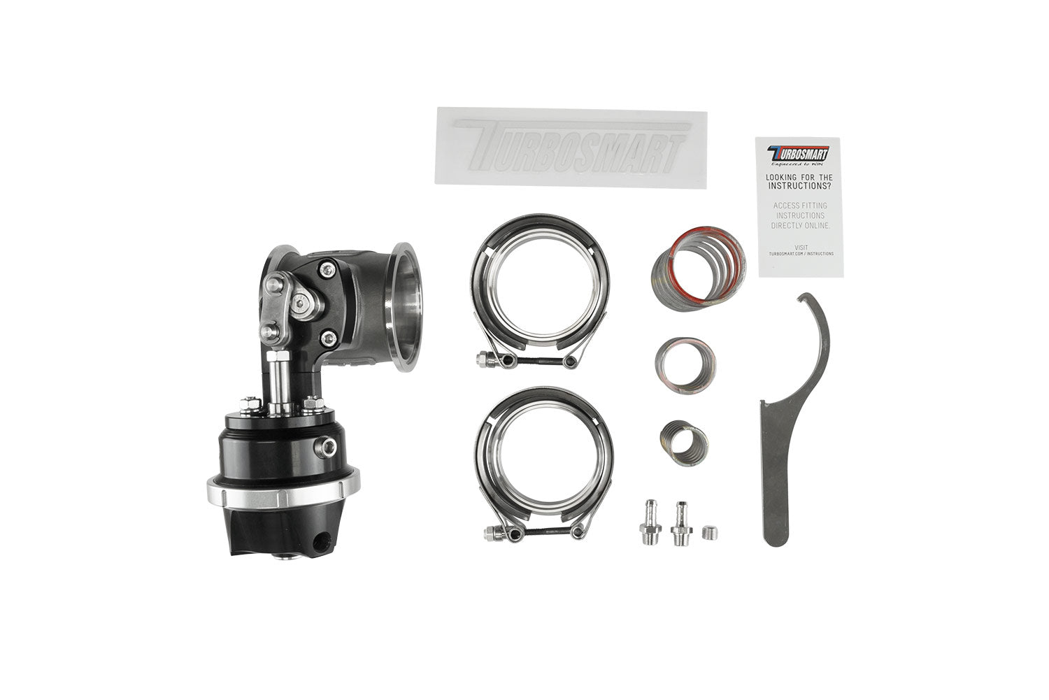 PSG50CG Pneumatic StraightGate50 Compressed Gas 7psi Black