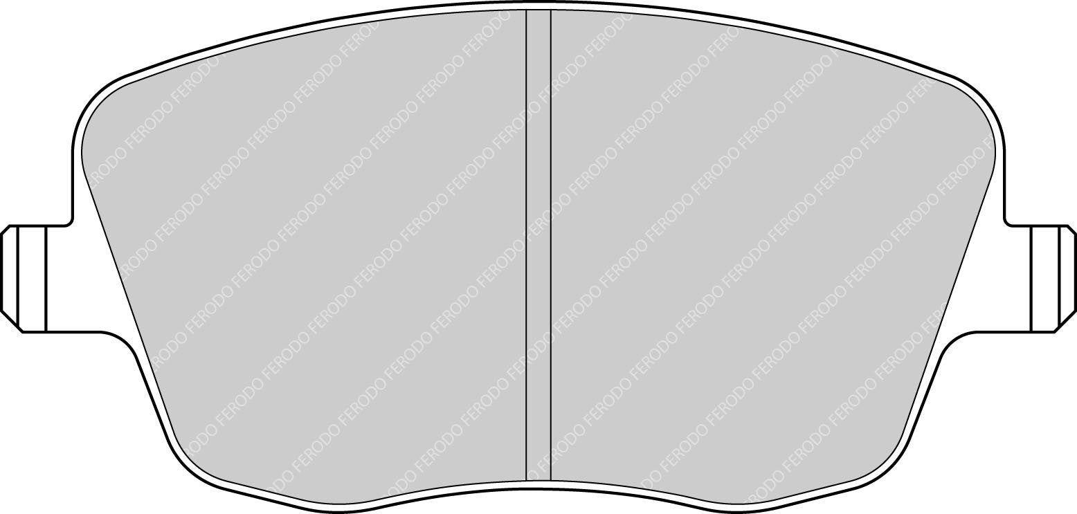 Ferodo Semi-Metallic Brake Pads | FER-FCP1419H