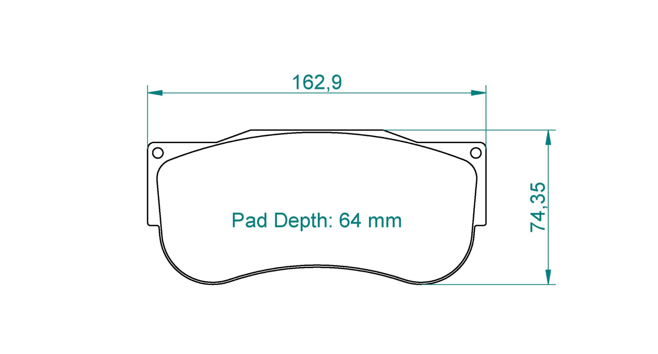 Pagid Racing RSX Brake Pads - Front | S2567RSX001 - Pagid Racing brake pads