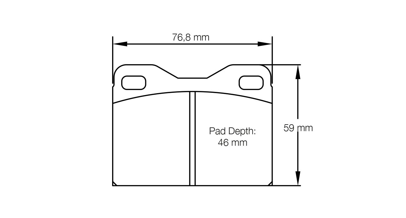 Pagid Racing RSH 42 Brake Pads - Front | S4623H42001 - Pagid Racing brake pads