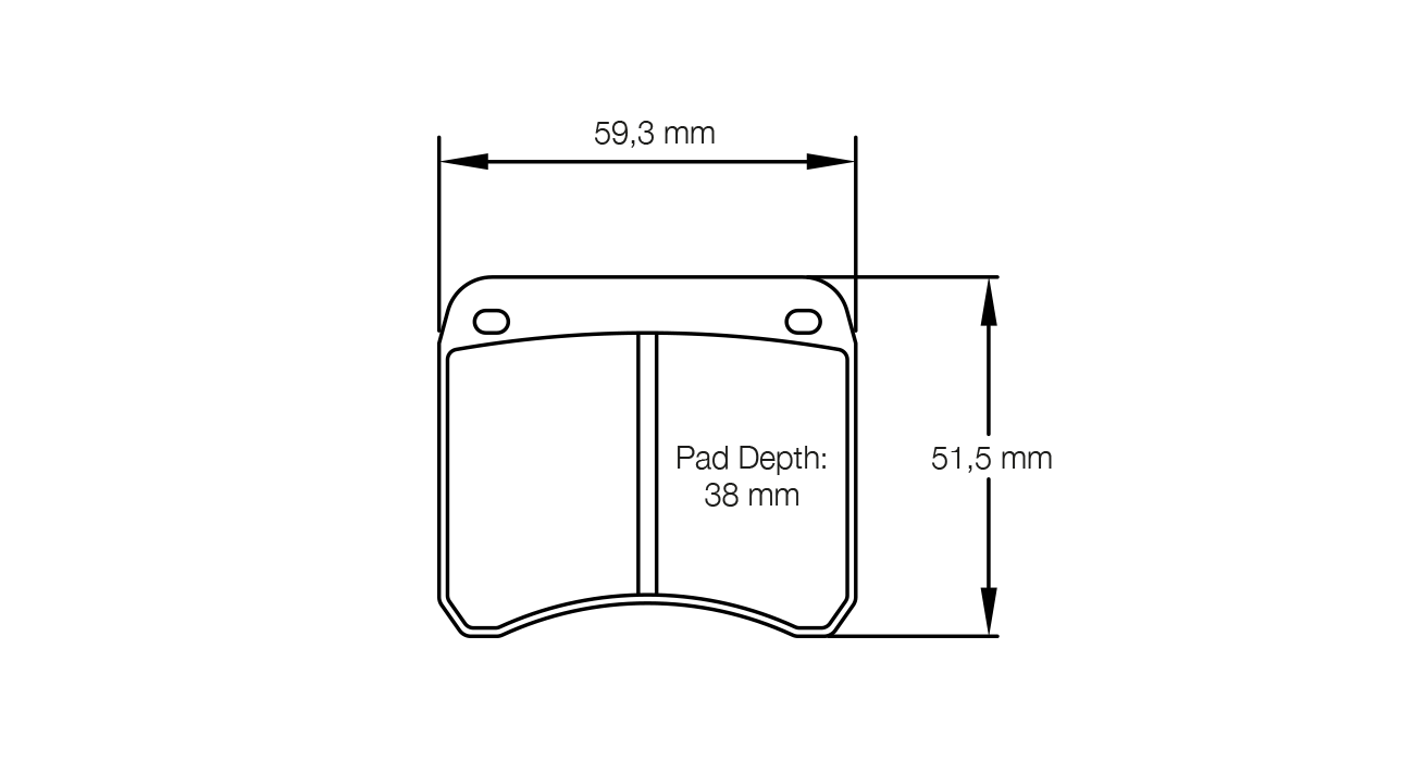 Pagid Racing RSH 42 Brake Pads - Front | S1362H42001 - Pagid Racing brake pads