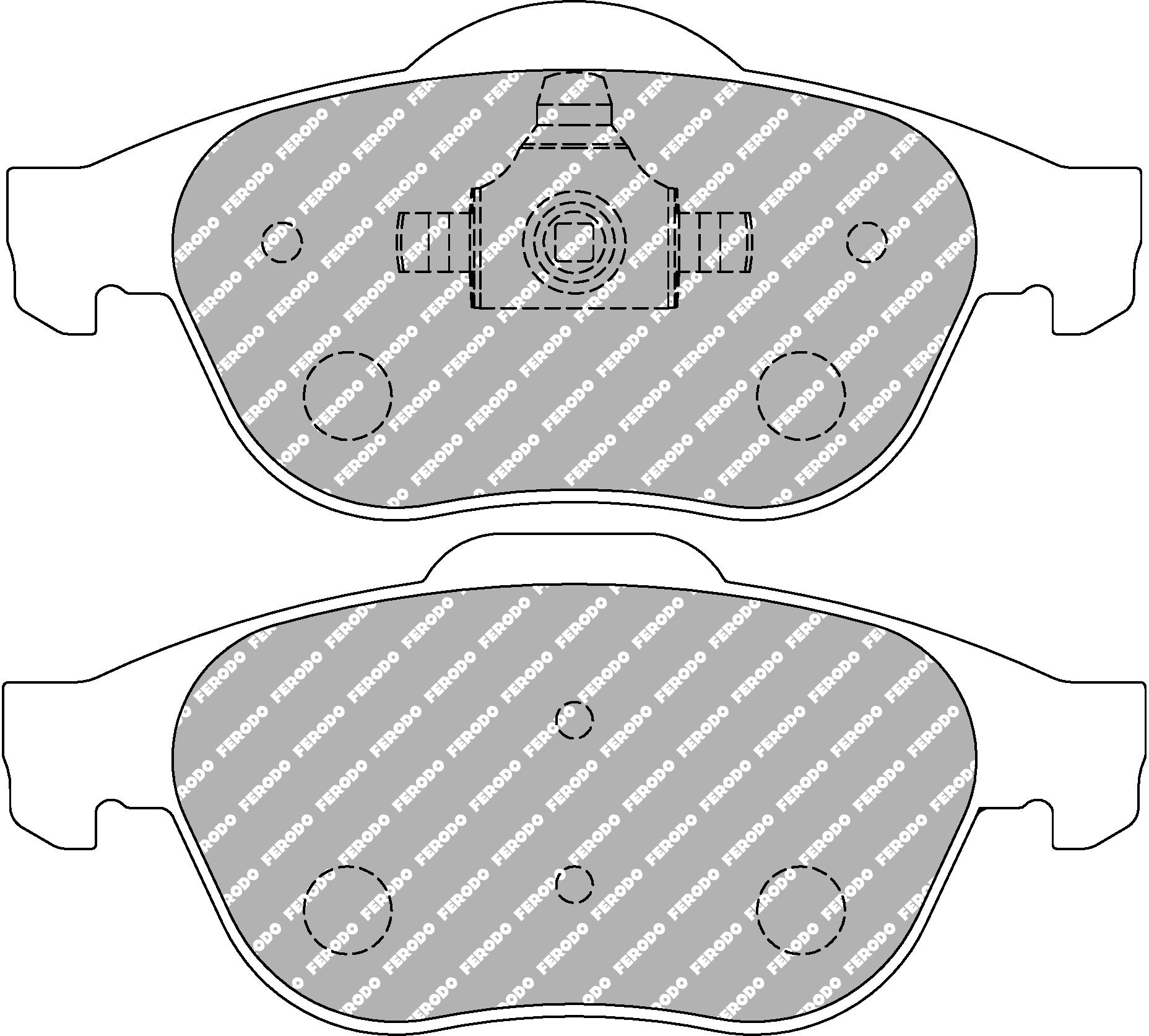 Ferodo Semi-Metallic Brake Pads | FER-FCP1441G
