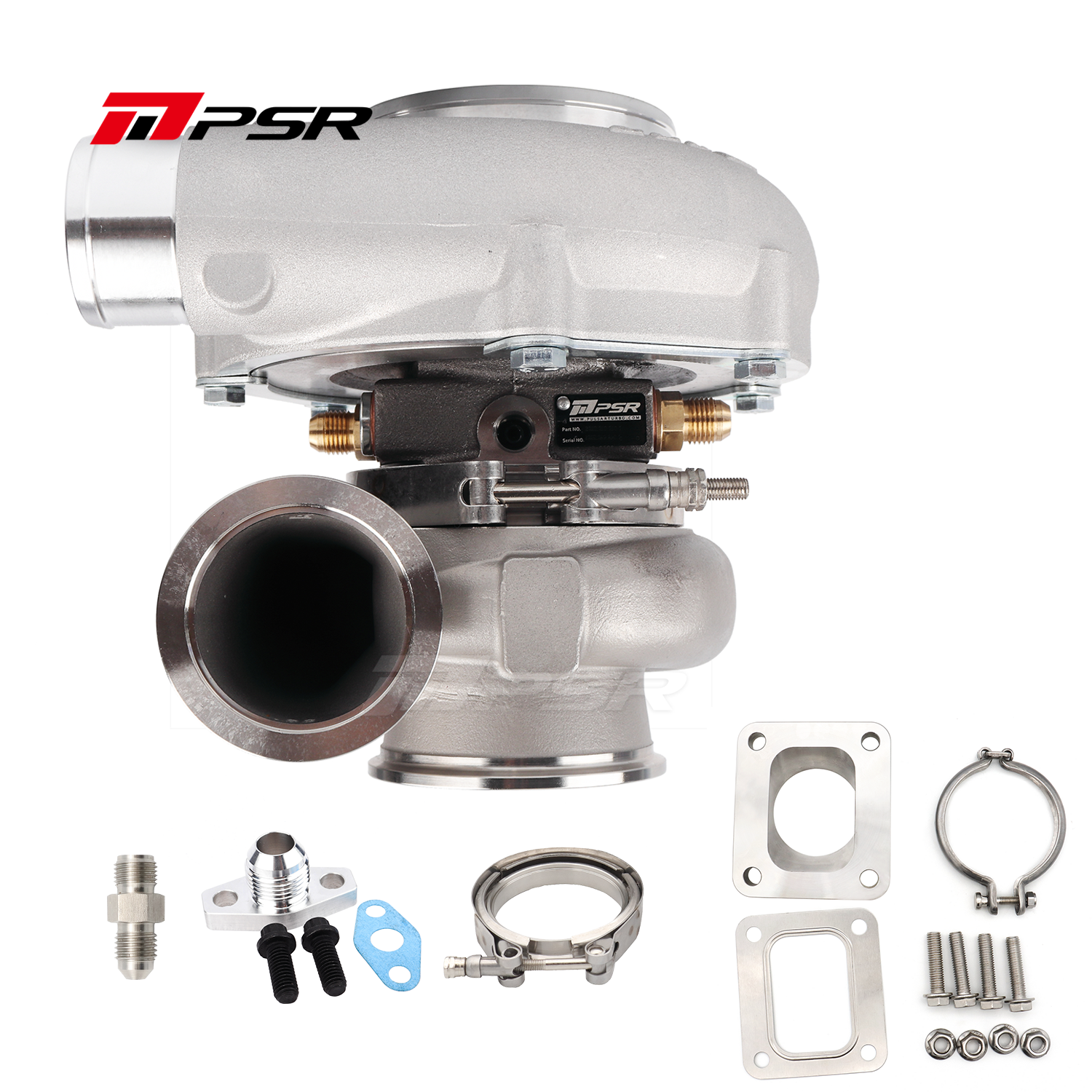 Pulsar Turbo PSR Forward Rotation 6255G Dual Ball Bearing Turbocharger HP Rating 900 by Pulsar Turbo available at Torque Lab