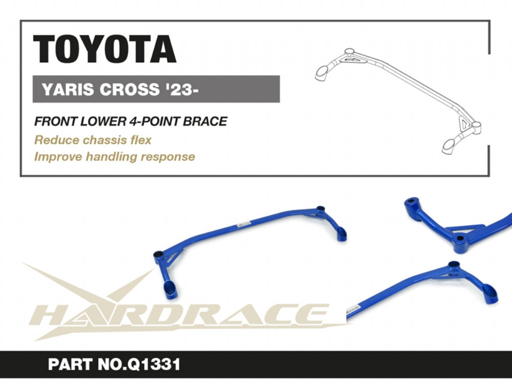 Front Lower 4-point Brace Toyota Yaris cross