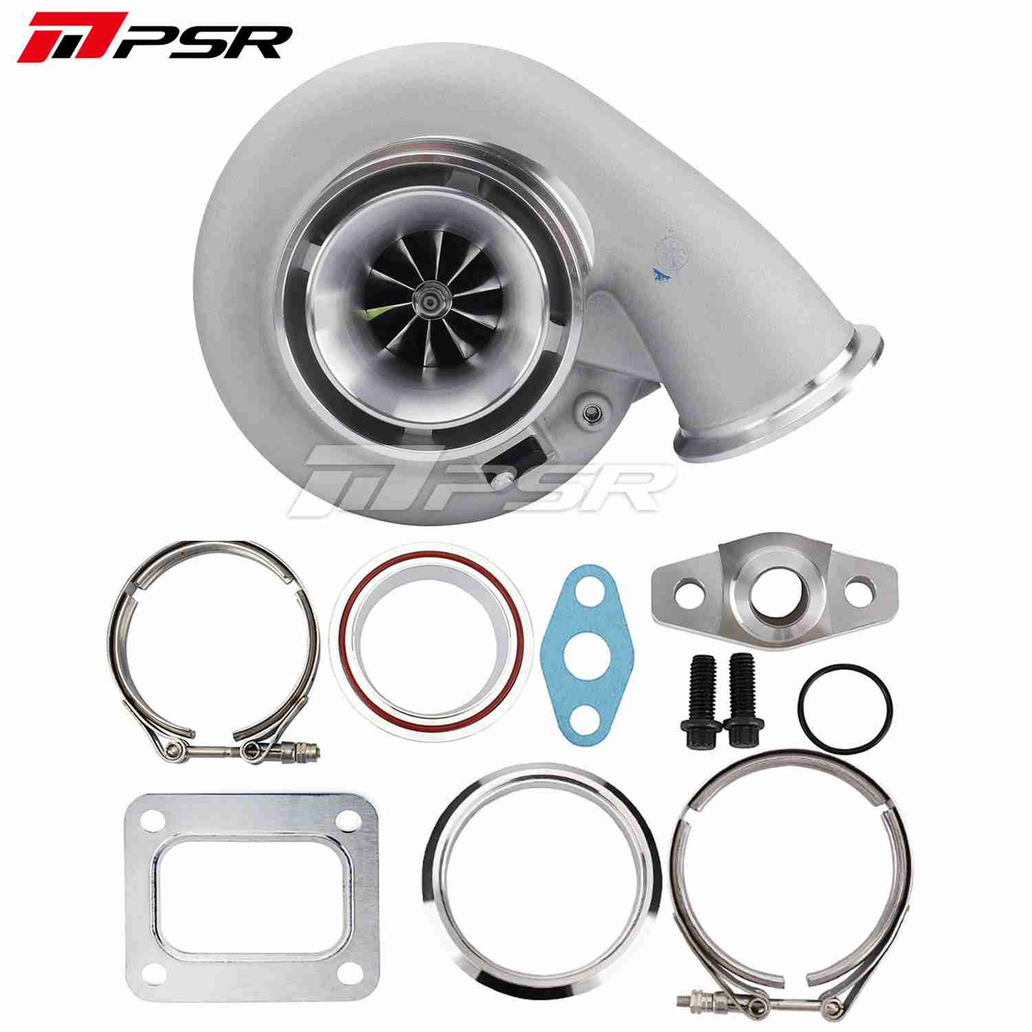 Pulsar Turbo PSR Class Legal 6275G Dual Ball Bearing Turbocharger - T4(open) inlet, Vband Outlet, 1.15A/R by Pulsar Turbo available at Torque Lab