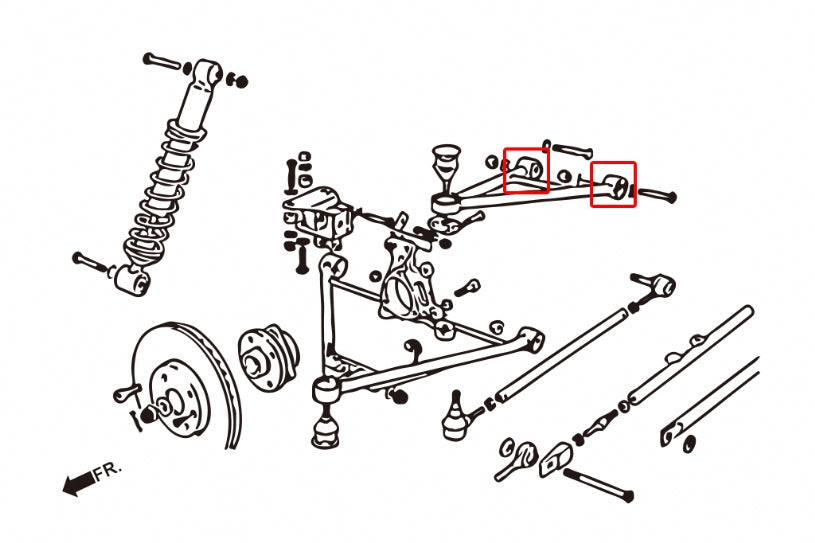 Rear Upper Arm Bushing Lotus Elise, Exige