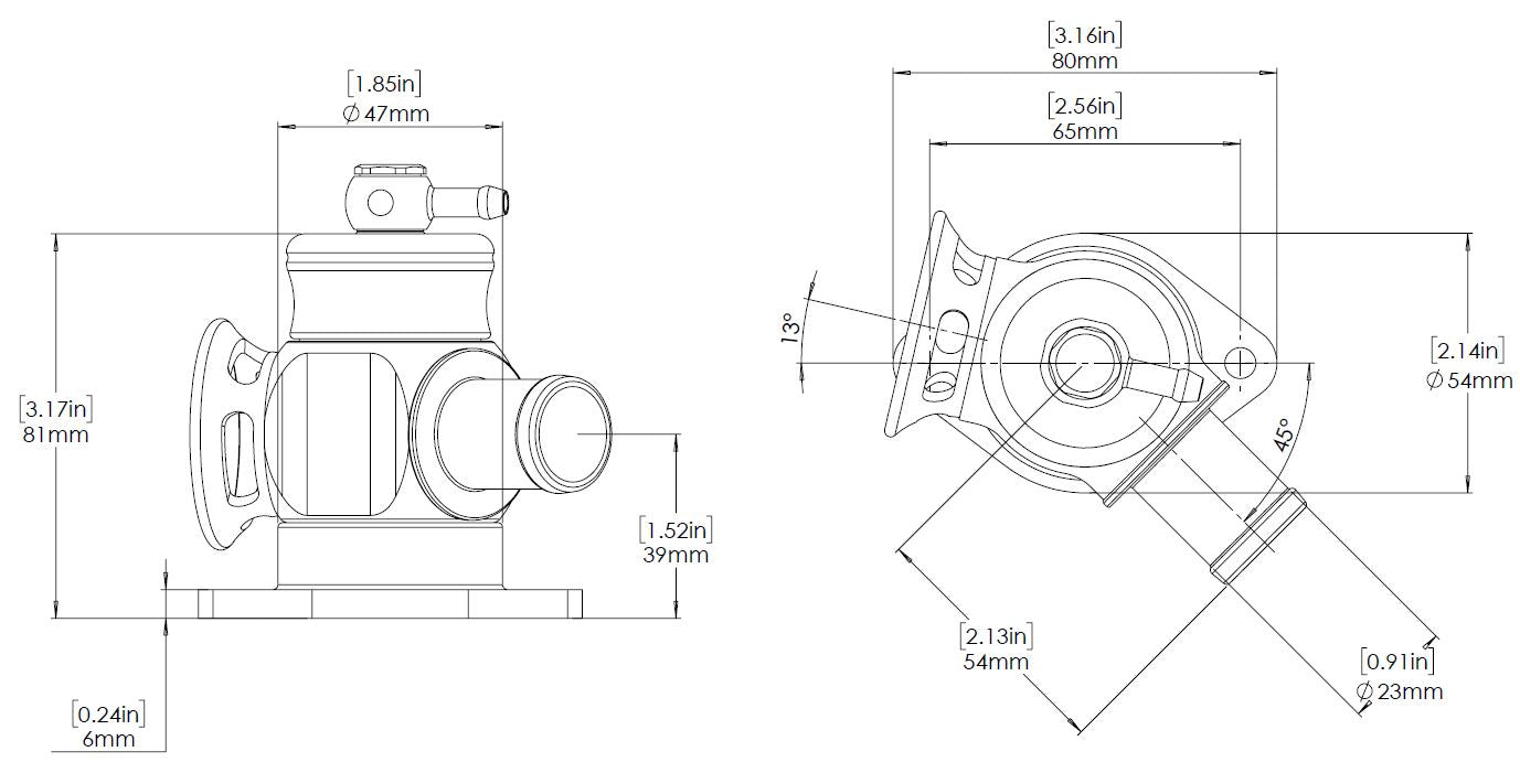 BOV Kompact PlumBack - Shortie - HKS by Turbosmart - performance upgrade from Torque Lab