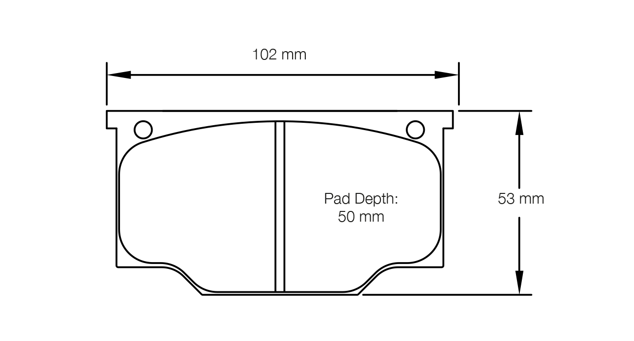 Pagid Racing RSH 29E Brake Pads - Front | S1192H29E01 - Pagid Racing brake pads